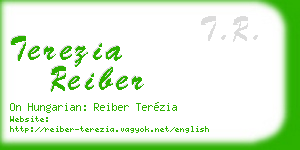 terezia reiber business card