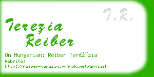 terezia reiber business card